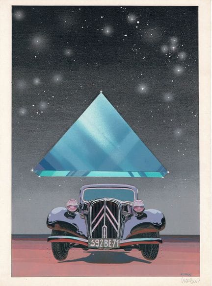 Moebius = «Sur l’étoile, une croisière Citroën», s