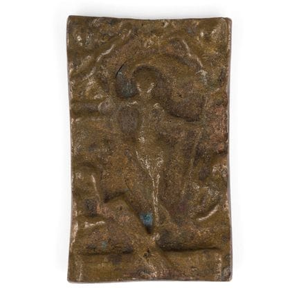 A DOUBLE-SIDED BRONZE ICON SHOWING RESURRECTION OF