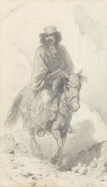 NIKOLAY ANDREYEVICH KOSHELEV 1840 Serman, near Pen