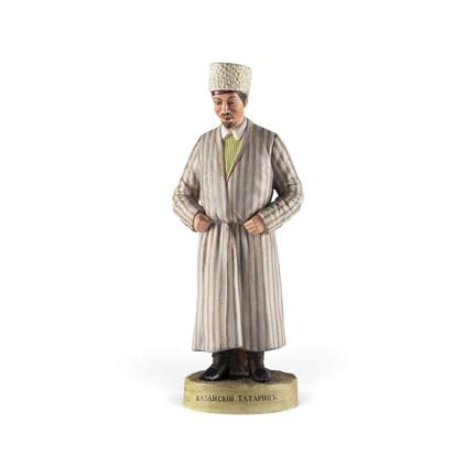 A BISCUIT PORCELAIN FIGURE 'KAZAN TATAR' FROM THE 