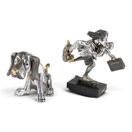 FRANK MEISLER 1925 Danzig - 2018 Jaffa TWO METAL S