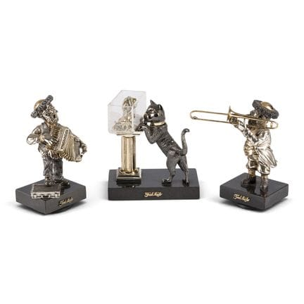 FRANK MEISLER 1925 Danzig - 2018 Jaffa THREE SCULP