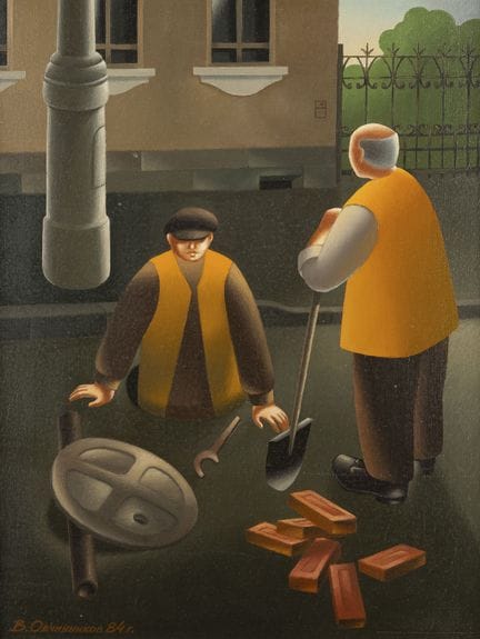 VLADIMIR AFANASYEVICH OVCHINNIKOV 1942 nei pressi 