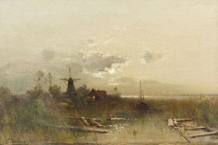 LANDSCAPE PAINTER Active 2nd half 19th century LAN