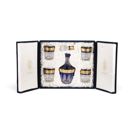 FABERGÉ 'CZAR WHISKY SET' IN ORIGINAL BOX Recent C