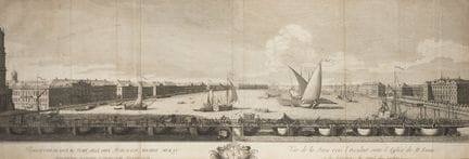 'VIEW OF THE NEVA BETWEEN ST. ISAAC CHURCH AND THE