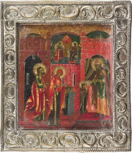 AN ICON DEPICTING THE PRESENTATION OF THE MOTHER O