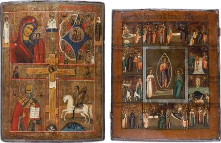 DOS ICONOS DE GRAN FORMATO: UN ICONO CUADRIPARTITO