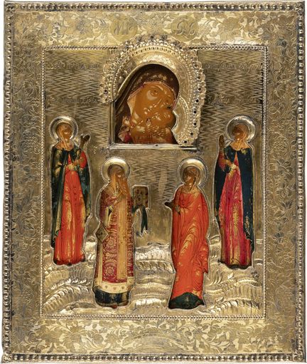 UN ICONO PATRONAL DE GRAN BELLEZA QUE REPRESENTA A