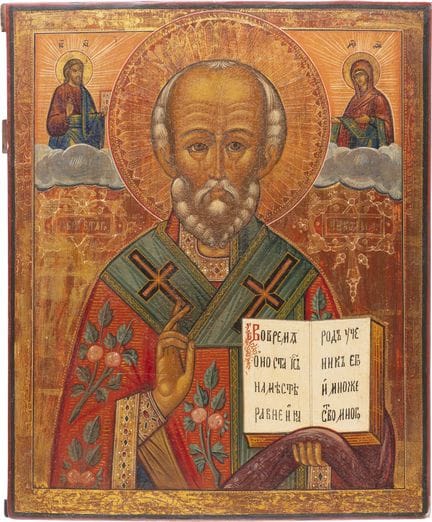 UN GRAN ICONO DE SAN NICOLÁS DE MIRA. Ruso, segund