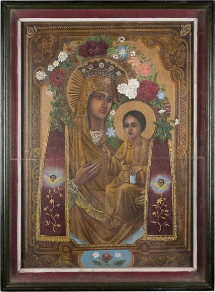 UN ICONO MONUMENTAL DE LA MADRE DE DIOS DE IVERSKA