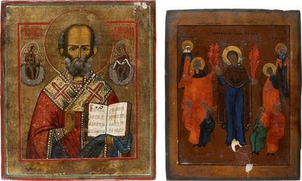 DOS ICONOS: LA MADRE DE DIOS «ALEGRÍA PARA TODOS L