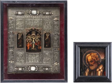 DOS IMÁGENES RELIGIOSAS: SAN NICOLÁS DE MIRA Y LA 