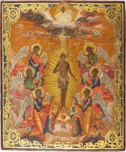 UN ICONO EXTREMADAMENTE RARO Y DE GRANDES DIMENSIO