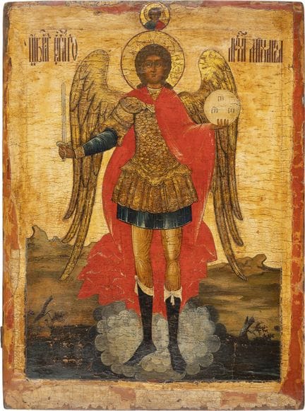UN ICONO MONUMENTAL QUE REPRESENTA AL ARCÁNGEL MIG