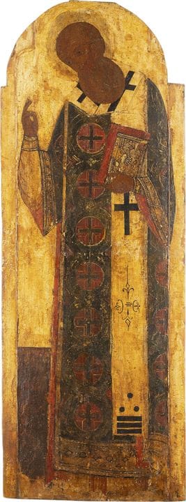 ICONO MONUMENTAL QUE REPRESENTA A SAN GREGORIO EL 