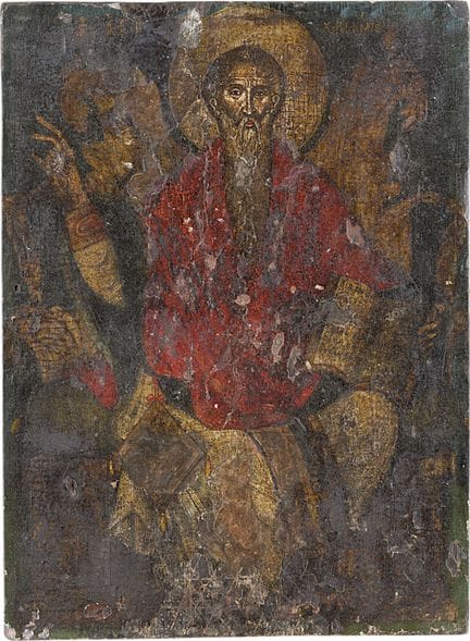 UN GRAN ICONO QUE REPRESENTA A SAN CHARALAMPO. Gre
