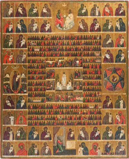 UN ICONO MENOLÓGICO DE GRAN FORMATO PARA TODO EL A