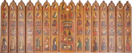 GRAN ICONOSTASIS DE VIAJE (ICONOSTASIS PLEGABLE) R