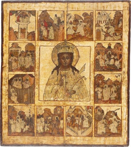 UN ICONO MONUMENTAL DE LA VIDA DE SANTA BÁRBARA, L