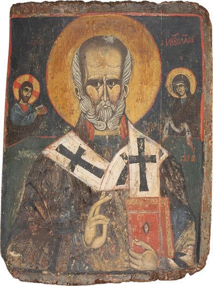 ICONO MONUMENTAL DE SAN NICOLÁS DE MYRA PROCEDENTE
