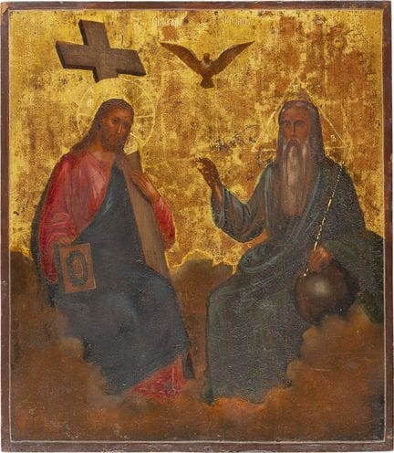 ICONO QUE REPRESENTA LA TRINIDAD DEL NUEVO TESTAME
