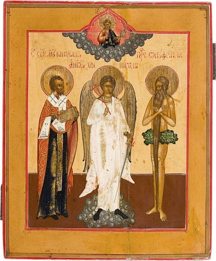 ICONO PATRONAL QUE REPRESENTA AL ÁNGEL GUARDIÁN FL