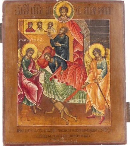 UN ÍCONO POCO COMÚN QUE MUESTRA AL ÁNGEL DE LA GUA
