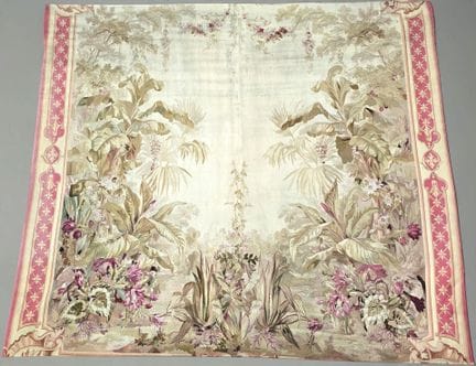 AUBUSSON, "La nature luxuriante"
Tapisserie de lai