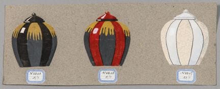 SAMARA
"Projet pour trois vases couverts"
Gouache 