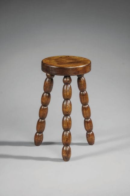 Charles DUDOUYT (1885-1946)
Sgabello in legno mass