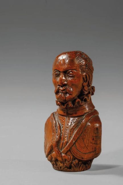 "Portrait en buste d'un homme de qualité au cordon