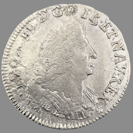 Louis XIV (1661-1715)
¼ d'écu argent
Buste cuirass