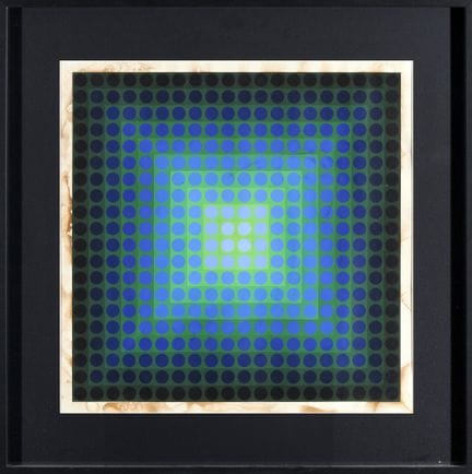 Victor VASARELY (1906-1997)
"CTA 25".
Serigrafia.
