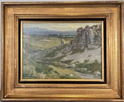 Victor KOOS (1864-1925) 
"Paysage de Provence(?), 