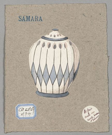 SAMARA
"Projet pour un pot-pourri"
Gouache sur pap