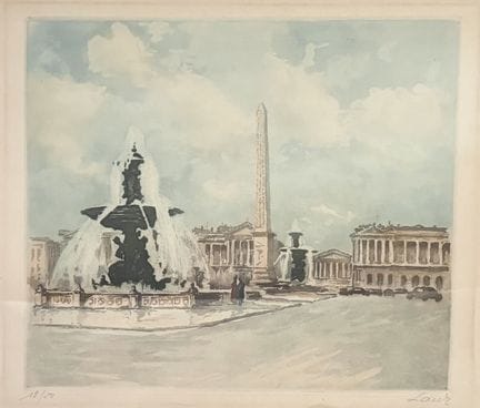 MODERNE SCHULE – LAUR? 
Die Place de la Concorde
F