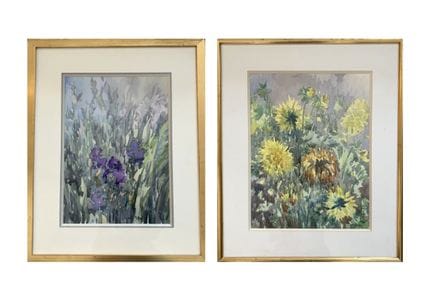 E. MORETTI – 20. JAHRHUNDERT
Set aus zwei Aquarell