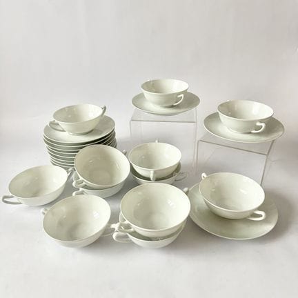CH. FIELD HAVILAND – LIMOGES
Servierset aus weißem