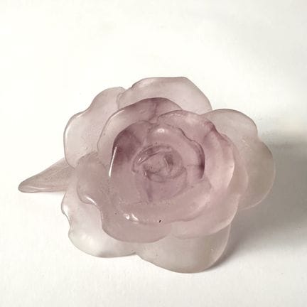 DAUM FRANCE
Rosa Rose aus geschliffenem Kristall
S