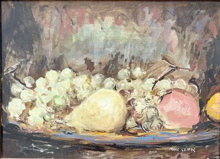 Marc CÉNAC (1920-2004)
Nature morte aux raisins
Hu
