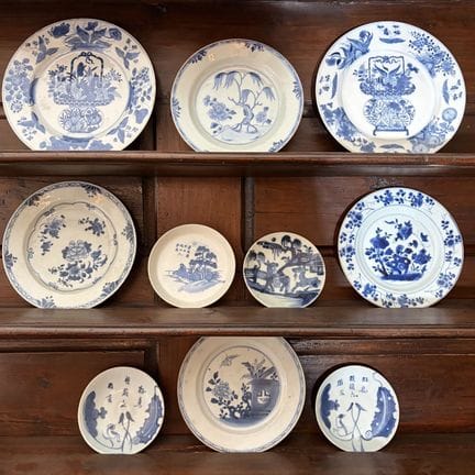 CHINA, INDISCHE KOMPANIE, 18. JAHRHUNDERT 
Set aus
