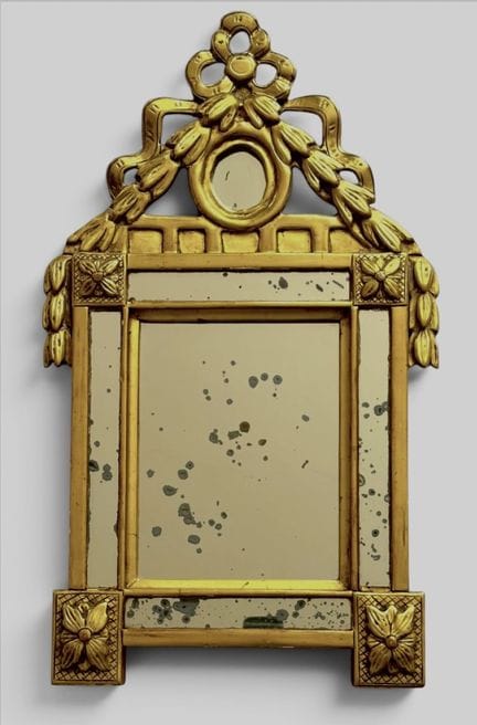 STIL LOUIS XVI
Kleiner Wandspiegel aus geschnitzte