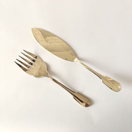 CHRISTOFLE
Modell Cluny 
Fischbesteck, bestehend a