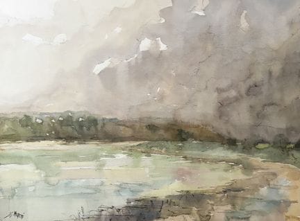 E. MORETTI – 20. JAHRHUNDERT
Strandansicht
Aquarel