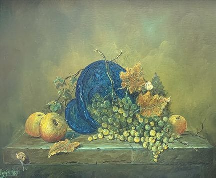 Yvon GUILLOUX (Né en 1936)
Nature morte aux fruits