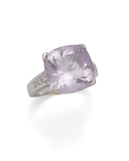 MAUBOUSSIN
BAGUE "GUEULE D'AMOUR" aus 18 Karat Wei