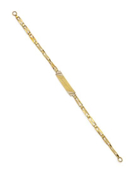 Armband aus 18-karätigem (750/1000) zweifarbigem G