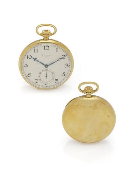 LONGINES
Taschenuhr aus 18 Karat Gold (750 Tausend