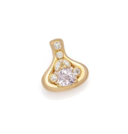 PENDENTIF en or jaune 18K (750/1000) de forme pyri